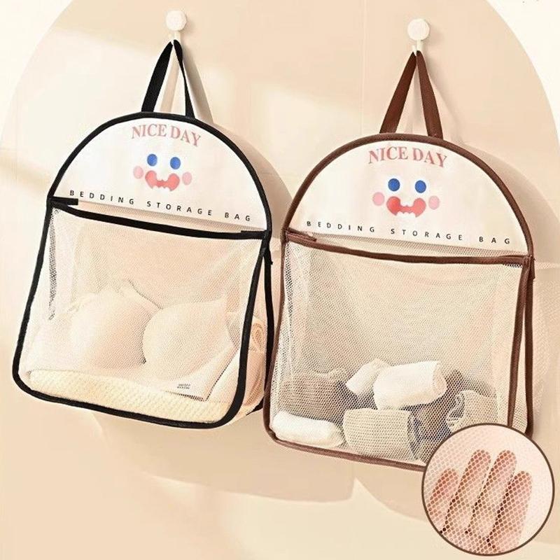 Socks and Underwear Mesh Storage Bag, Wall Hanging Breathable Wardrobe Organizer for Toys