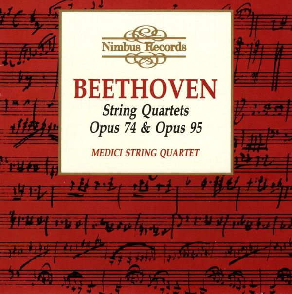 

CD LUDWIG VAN BEETHOVEN THE MEDICI QU String Quartets Opus 74 Opus 95 NI5242 Nimbus Records 1990 UK Classical Used