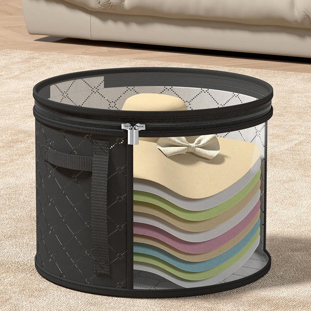 Universal Hat Storage Bucket Clear Window Hat Storage Case Hat OrganizerCloset Organization