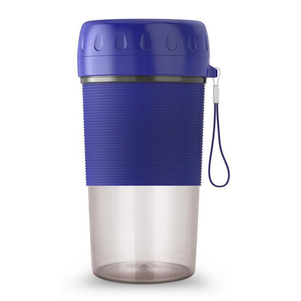 

Портативная соковыжималка 300 мл, USB перезаряжаемый мини-бытовой миксер, кухонный комбайн, блендер, соковыжималки, домашняя электрическая чашка для сока синий