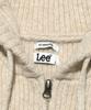 Lee Hooded Knit Vest Beige