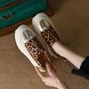 Fashion Summer Casual Leopard Print Slip On Woman Footwear Offer Cheap Aesthetic New Arrival 2025 Original High On Platform Shoes Women