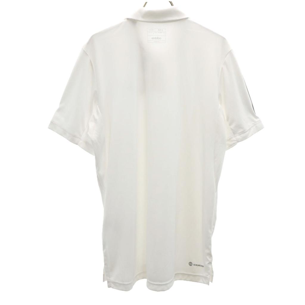 Adidas Unused Short Sleeve Regular Fit Polo Shirt M White Men's Used