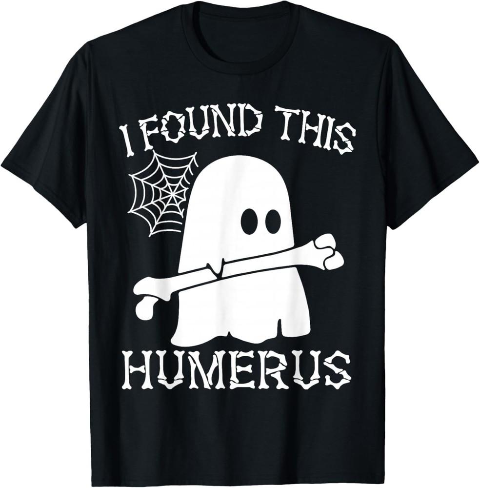 

Я нашел эту плечевую кость каламбурную шутку Юмористическая футболка на Хэллоуин унисекс футболка L