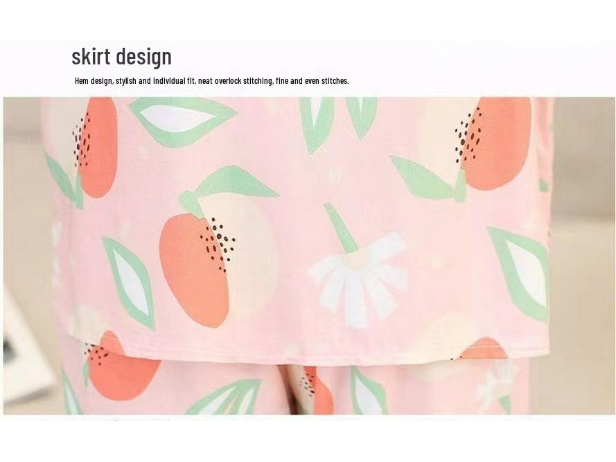 Letnia bawełniana piżama mamy: Damski wiskozowy komplet dwuczęściowy z krótkim rękawem dla kobiet w średnim wieku i starszych (Edycja 2023)