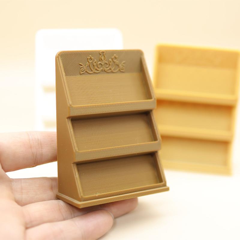 1/12 Dollhouse Mini Book Shelves Display Rack Model Dollhouse Study Furniture Decoration Doll House Micro Scene Ornament