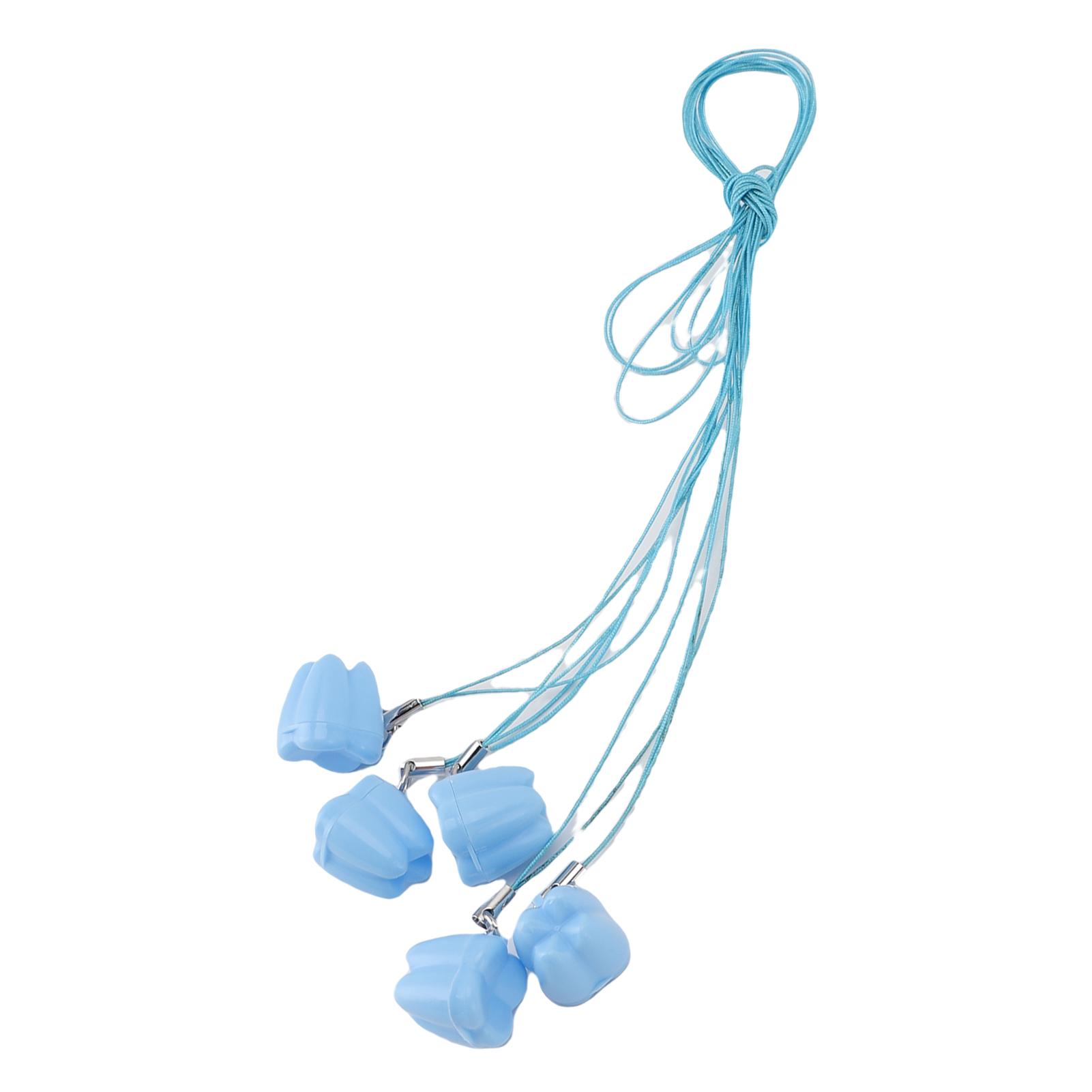 

50 Pcs Tooth Saver Necklaces Portable Lost Teeth Saver Necklace Storage Cases for Kids