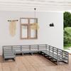 Garden Furniture Set 11 Pcs Solid Pine Wood