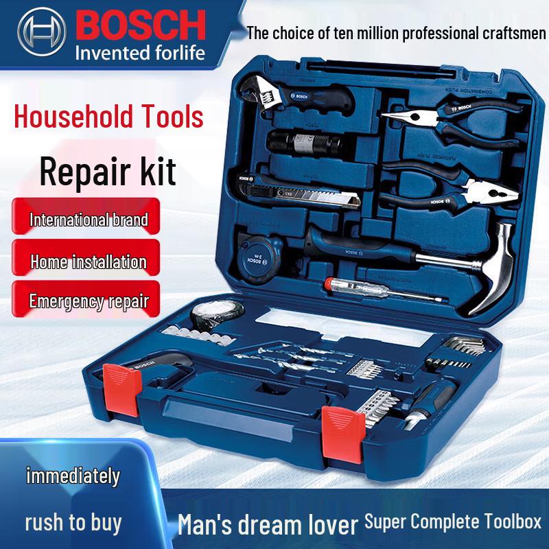 Bosch 108-Piece Household Tool Set CN plug (adapter included)