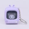 Novelty Television Keychain Glowing Doll Backpack Hanging Decoration For Night Visibility Camping Gear Kids Room
