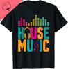 House Music Disco Club Liebhaber Techno Elektronische Tanz Raver T-Shirt Vintage Kleidung Baumwolle Unisex T-Shirts Camisas Streetwear