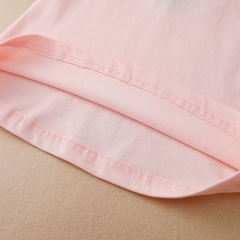 Dívčí polokošile léto Krátké rukávy Topy Dětské Bavlněné tričko Oblečení s límečkem pro děti 4-12 let Roztomilé oblečení