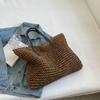 Large Capacity Straw Woven Large Women's Bag Versatile Shoulder Bag Summer Fashion Tote Bag