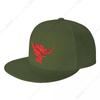 Red Brahma Bull Printed Cap For Unisex Snapback Hat Women's Baseball Caps Adjustable