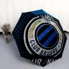 1 PC Automatic Folding Umbrella - Club Brugge KV Custom Name Pattern, Portable & Foldable Design with 8 Ribs, Christmas Birthday Gifts