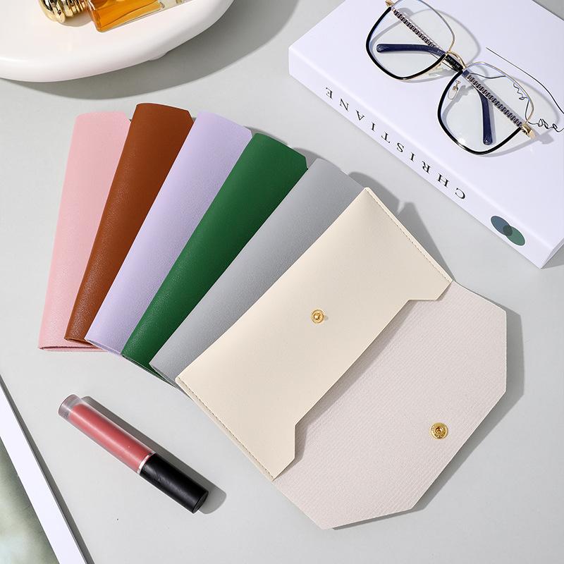 Envelope Wallet Pu Leather Cash Envelope Wallet Classic  Women'S Wallet Ferrule Name Card Holder Gif