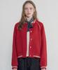 Vanone Atelier O3751 Tweed Varsity Jacket_Red