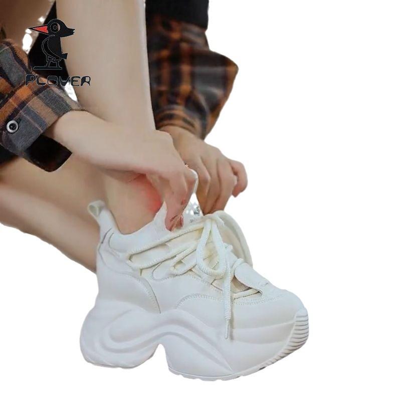 Autumn women's shoes platform heightening fashion versatile breathable sports and leisure shoes
