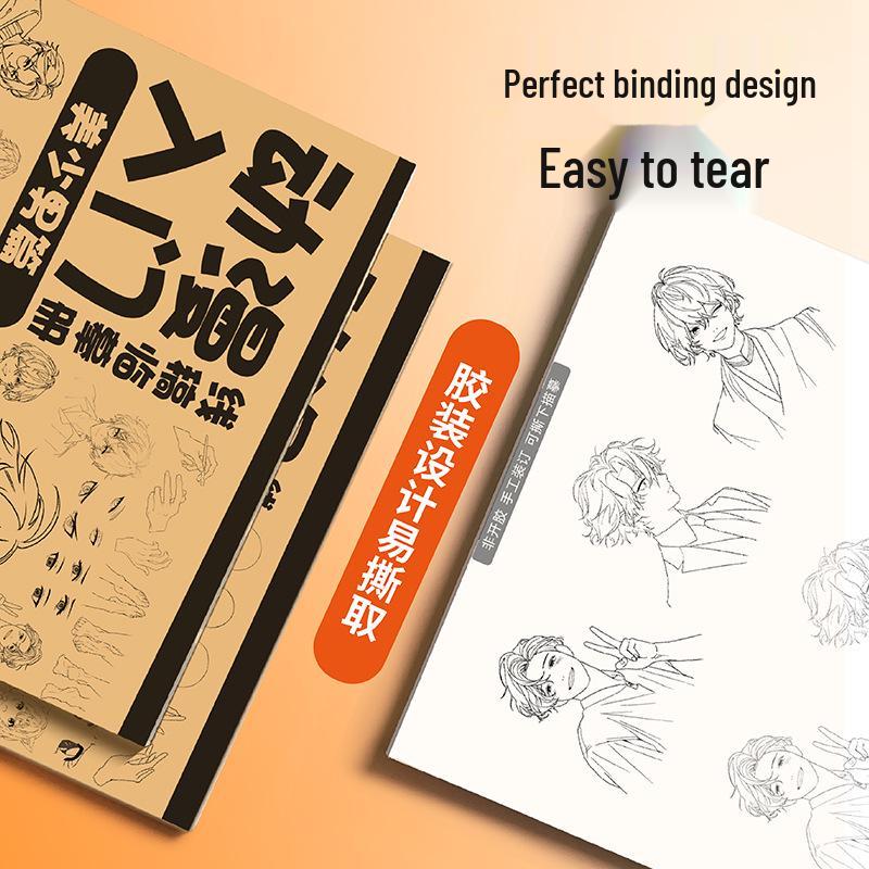 Manga Beginners' Tracing Book: Cute Anime Girls & Chibi Characters