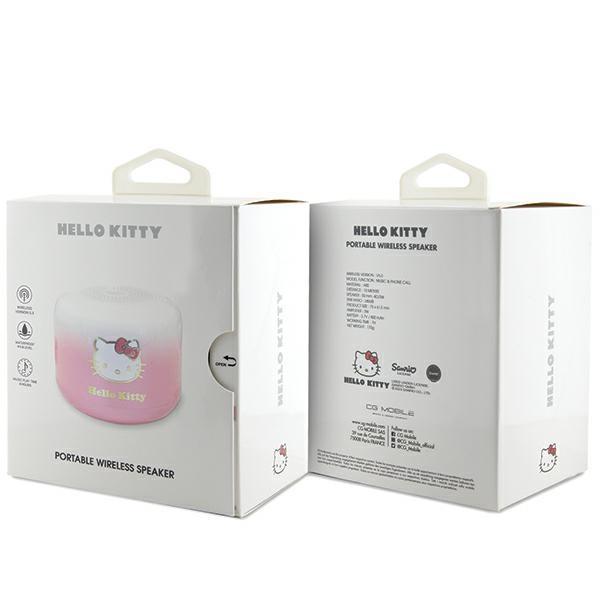 Głośnik Bluetooth 5.0 Hello Kitty Electroplate Gradient Różowy