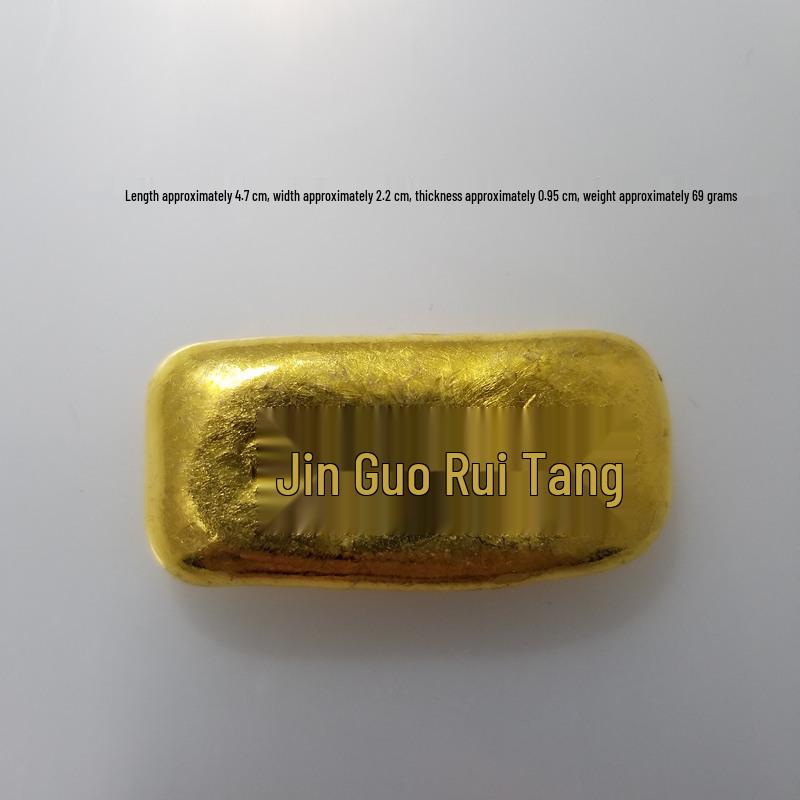 Antique Brass Craft: Gold Ingot & Jade Ornament J20 J20 латунный