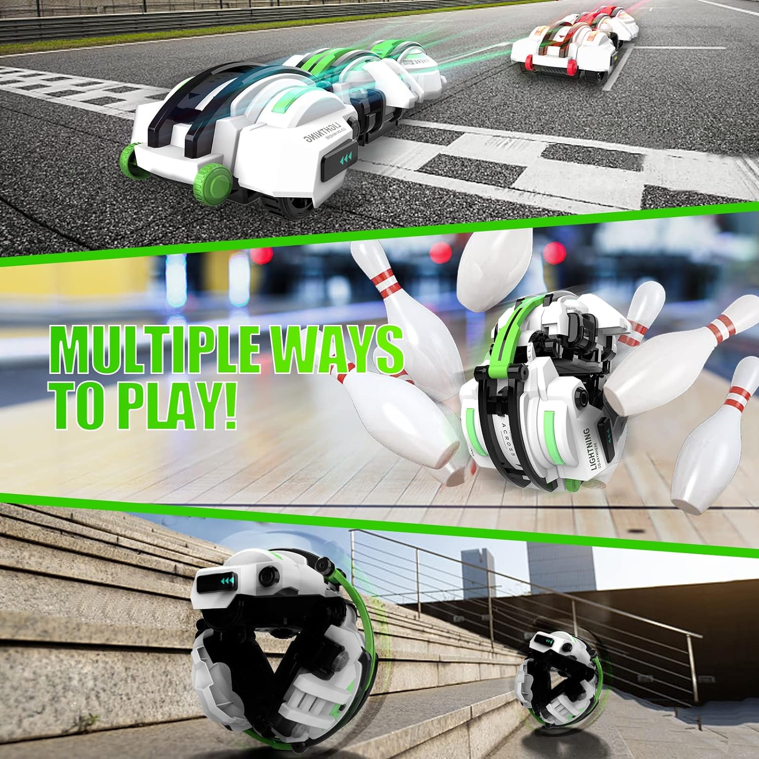 Радиоуправляемые машинки со светодиодными фонарями - автомобильная змея с дистанционным — фото 6