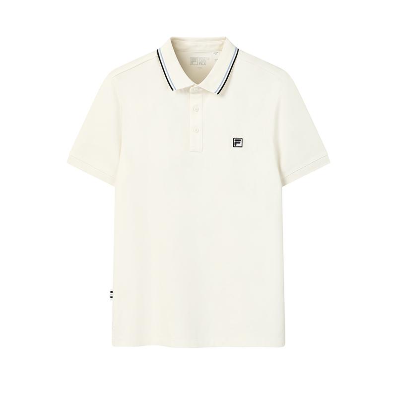 FILA Heritage Cool Feel Pullover Knit Polo Shirt Men tops F11M628110F-WT M