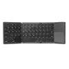 Ultra-Thin Tri-fold Bluetooth Keyboard with Touchpad for Phone/Computer