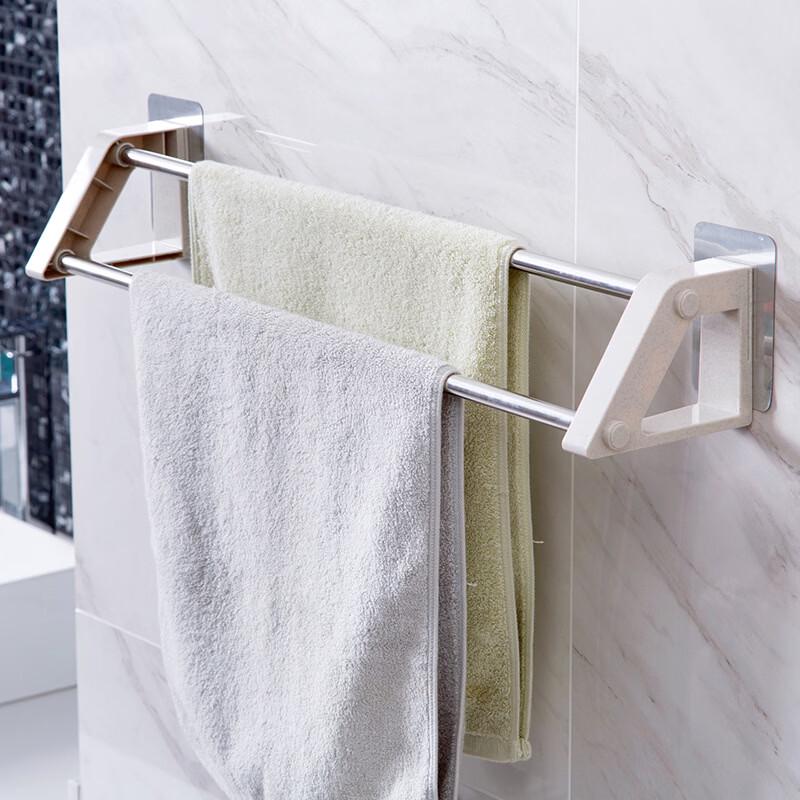 LISM No-Drill Double Towel Rack