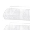 2 Pieces Hanging Wall Organizer Minimalist Fruit Basket Cabinet Storage