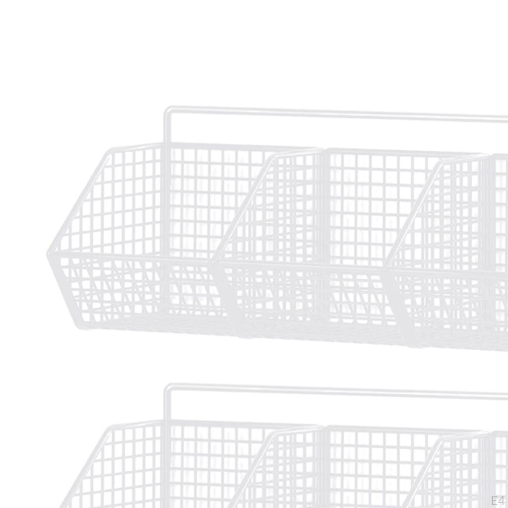 2 Pieces Hanging Wall Organizer Minimalist Fruit Basket Cabinet Storage