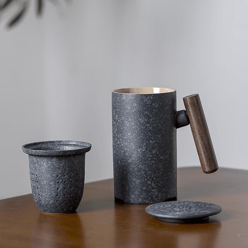 Teaxun Ceramic Tea Mug with Filter