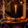Resin Craft Ornament for Garden Gothic Candle Holder, Spooky Skeleton/Skeleton Hand Taper Skeleton Holder Candlestick Decoration Halloween Dining