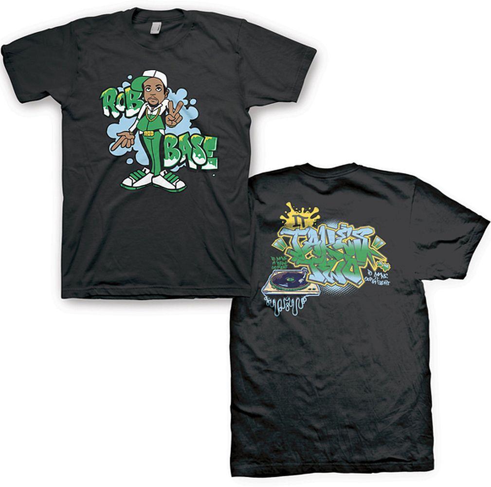 Rob Base Graffiti Double Sided T-Shirt M
