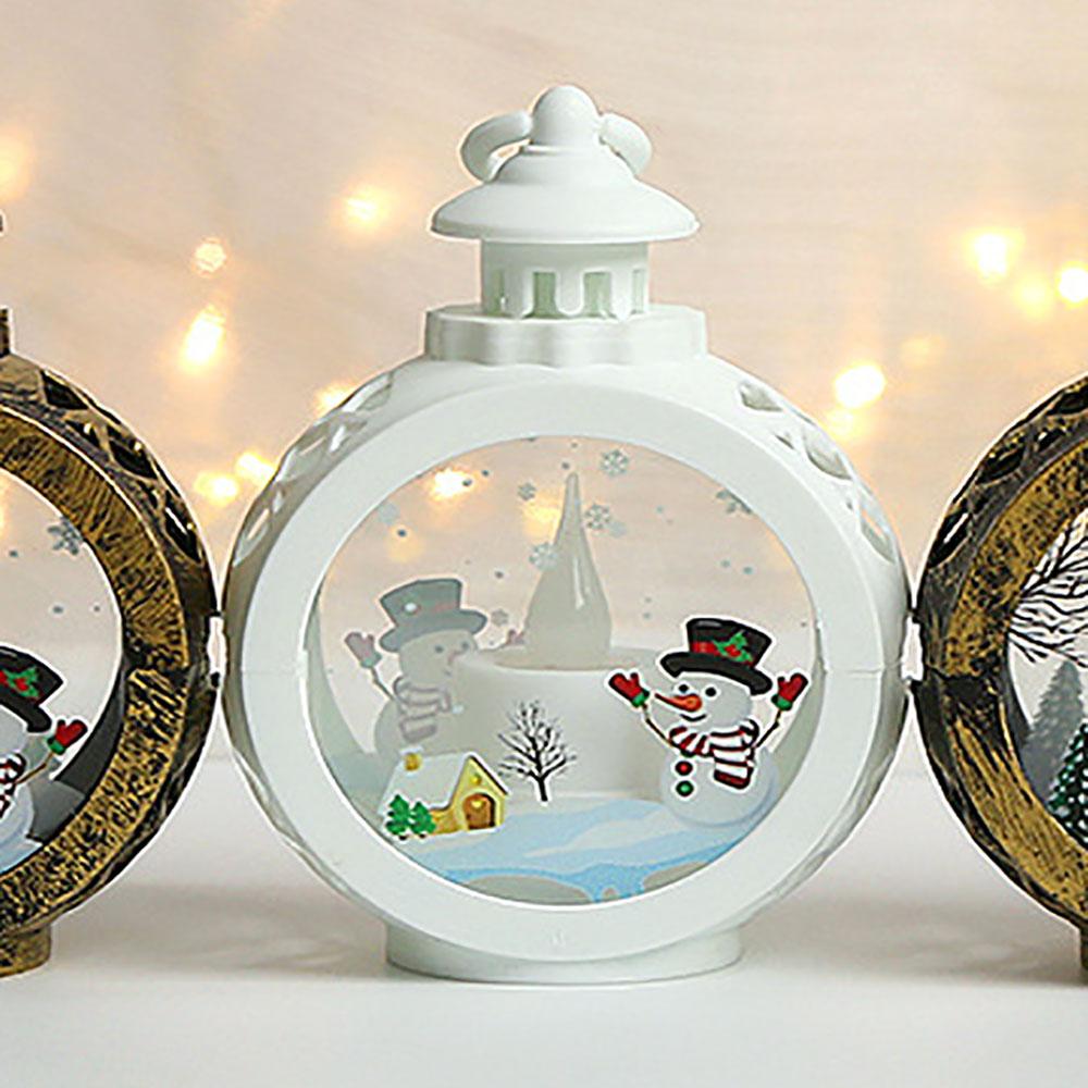 Christmas LED Lights Decoration Festival Round Lantern Christmas Gift