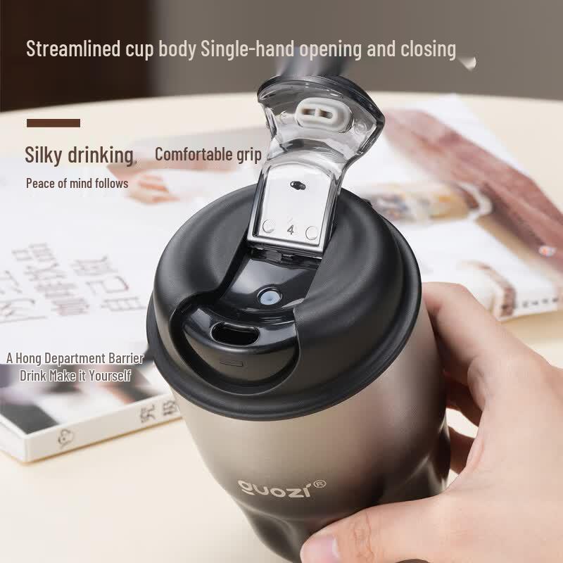 GUOZI Mini Ceramic Lined Insulated Coffee Mug