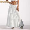 Women's Fashion Casual Solid Color Print Skirt International Design