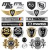 1Pcs 3D Metal Wings Emblem Car Side Mark Window Trunk Sticker Decal For Mazda Axela Atenza Demio RX7 MX3 CX-3 CX-4 CX-9 323 3 5 NT1