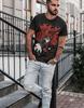 Itachi Uchiha T-shirt Manga Strip Swirl Naruto Shippuden Anime Manga Summer New Retro Fashion Men and Women Streetwear