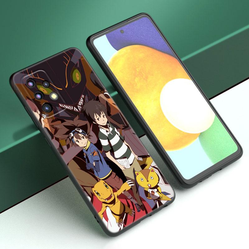 Digital Monster Digimon Case For Samsung A13 A22 A24 A32 A23 A25 A34 A35 A52S A53 A54 A55 A73 5G A12 A14 A15 A31 A33 A50 A51 A72