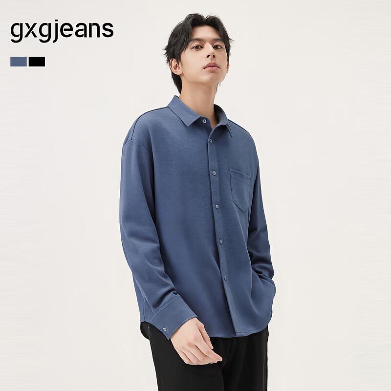 Мужская повседневная рубашка с длинным рукавом и множеством карманов GXGJEANS L