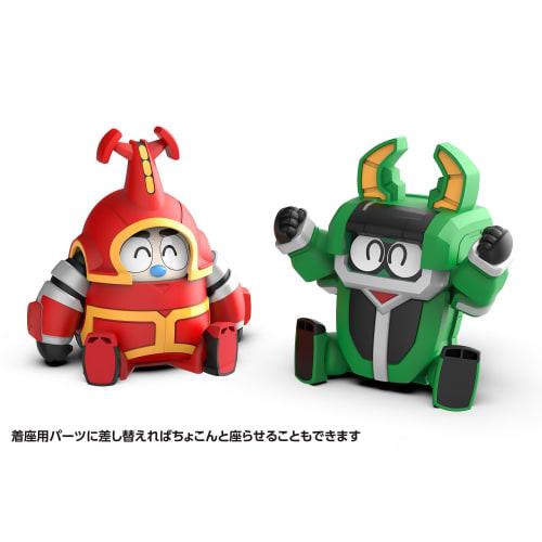 Wave Tachibana Neko Kogyo QOSMOS Series Bee Robo Kabutack Kabutack & Kwaziro Set, Non-Scale, Approximately 10cm Tall, Pre-Colored Plastic Model Kit, K