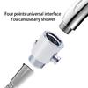 Portable Shower Valves Button Type 1/2Inch Water Flows Control Valves for Easy Installion Designs Bidet Sprayer Use