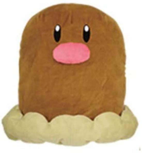 Pokémon Focus (Regional Forms) Mega Size Diglett & Diglett (Alola Form) Plush – Diglett (Single)