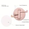 4PCS Multi-Function Hooks - 180° Rotating 3-Claw Hooks for Dorm, Bathroom, Kitchen, Ideal for Towels, Coats, Utensils