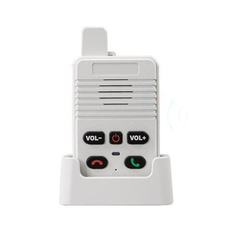 

Беспроводной голосовой дуплексный домофон-звонок 500 м Свободные руки Двусторонняя беспроводная система домофона-звонка Звонок для фабрики, офиса 1 X Indoor белый