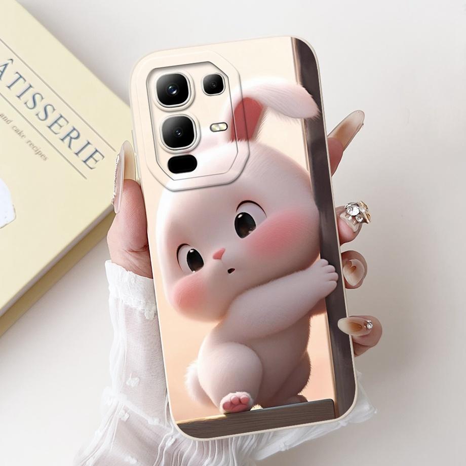 For Infinix Note 50x 50s 50 Pro+ Case Cartoon Rabbit Panda Duck Printed Cover Soft Silicone Bumper For Infinix Note 50 50Pro 4G