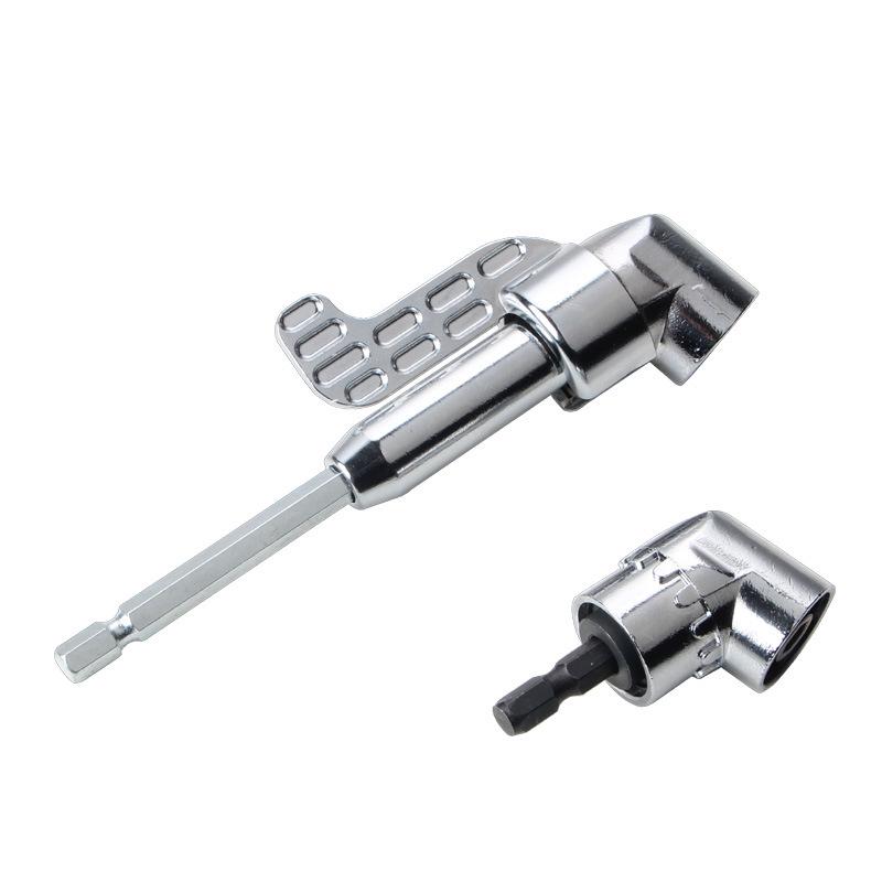 Electric Right Angle Drill Adapter - Universal Multifunctional Bent Head Screwdriver with Flexible Shaft