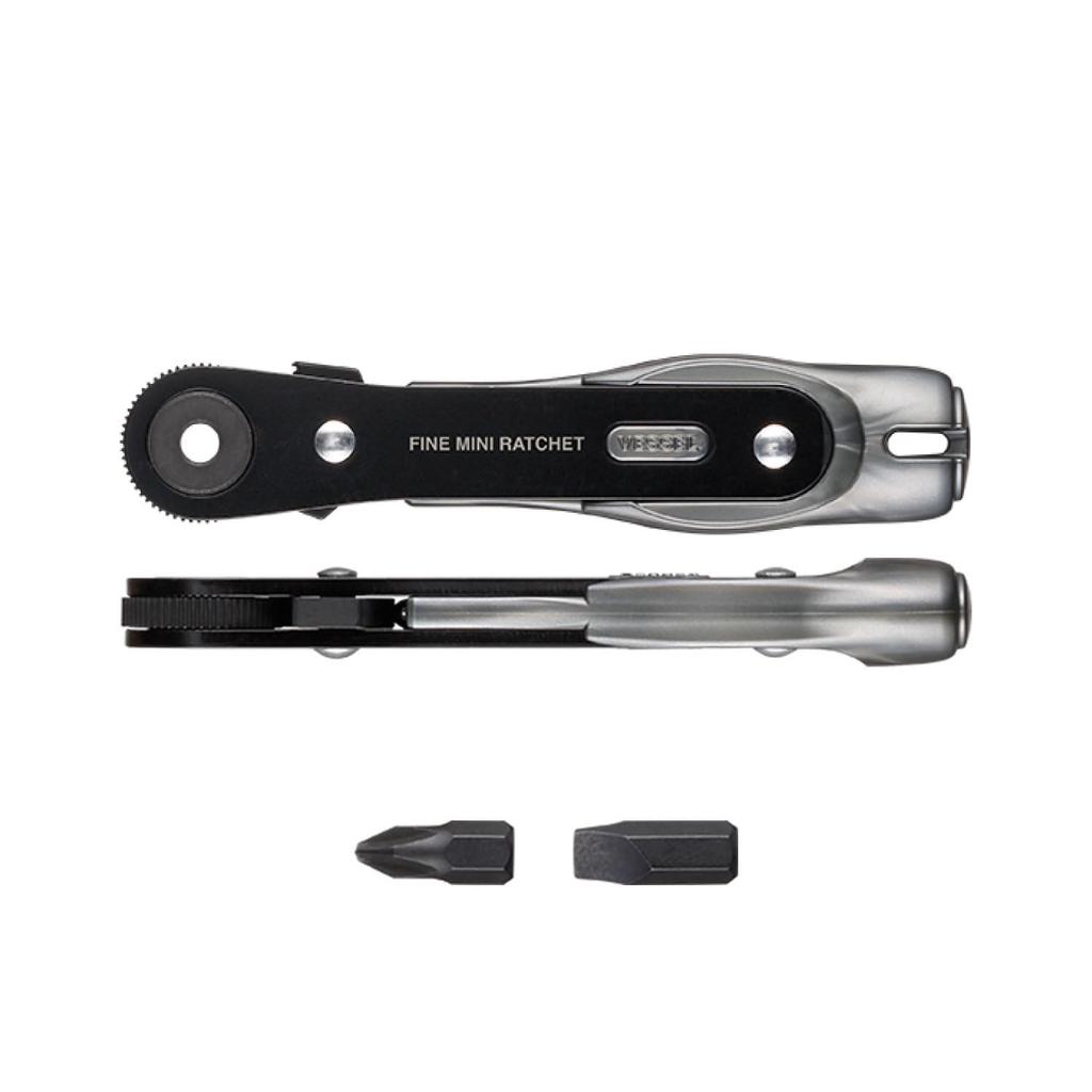 VESSEL Fine Mini Ratchet Straight with 2 Ultra-thin Screwdriver, Type, Bits, TD-23