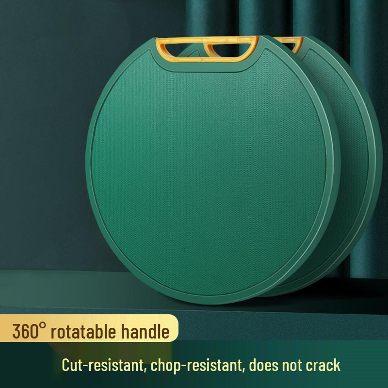 Round Mini Thickened Household Fruit Cutting Board - Portable Durable Kitchenware